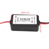Qiilu 12V DC Car Rearview Camera Power Relay Capacitor Filter