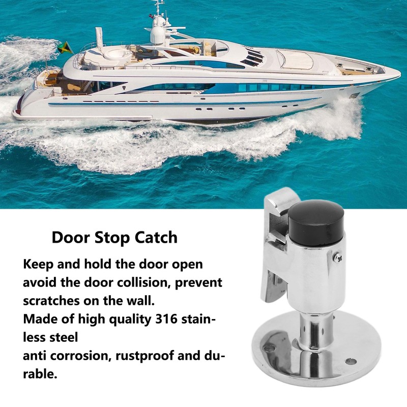 Door Stop Stopper Catch Holder 316 Stainless Steel Hardware for