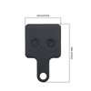 Be In Your Mind 2 Pairs Brake Pads Replacement for