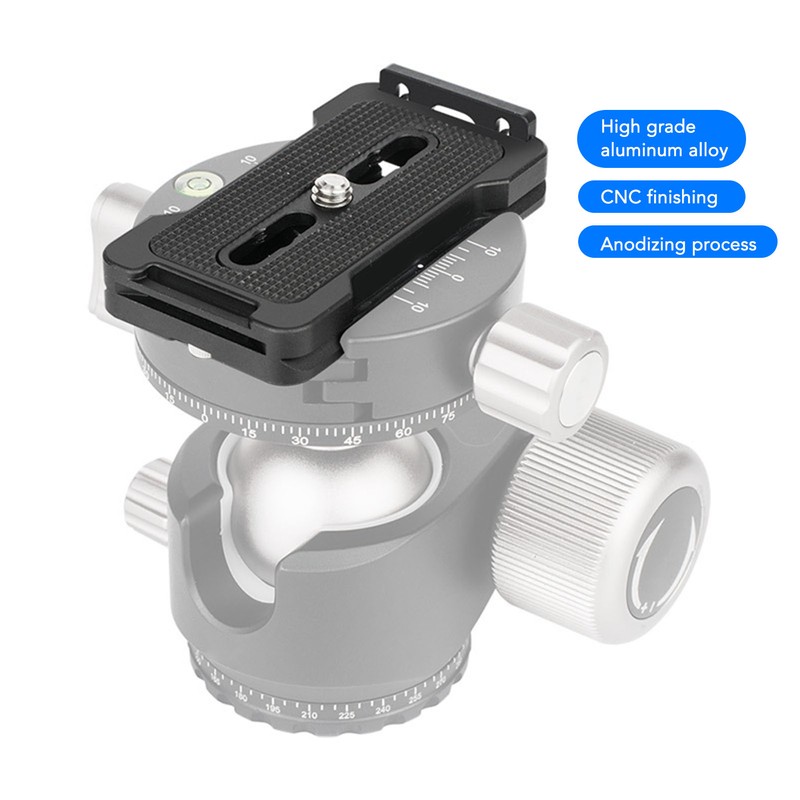 Adjustable Quick Release Plate with Anti Twist Clamp Tripod Adapter