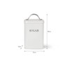 Garden Trading Original Sugar Canister Crafted in Powder Coated Steel