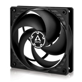 ARCTIC ARCTIC P12 PWM - PC Fan, 120mm Fan, PC Case Fan with PWM, Pressure-optimised, quiet motor, Computer, Fan Speed: 200-1800 rpm (0 rpm <5%) - Black