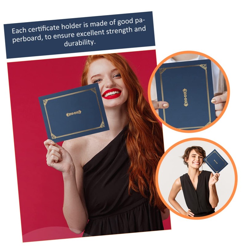 Operitacx 3pcs Certificate Shell Certificate Folder Document Holders Honor Certificate