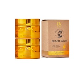 Beard Butter for Men: Beard Balm w/Biotin & Shea Butter, Hydrates Smoothens Softens & Thickens Facial Hair, Relieve Itching & Irritation, Natural Ingredients for All (Rosemary & Jojoba Oil)