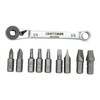 CRAFTSMAN Screwdriver Set, Ratcheting Offset, Multi-Bit, 10 Piece (CMHT68008)