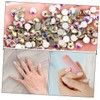 SEWACC 2880Pcs Flatback Nail Art Rhinestones Glass Nail Gems for