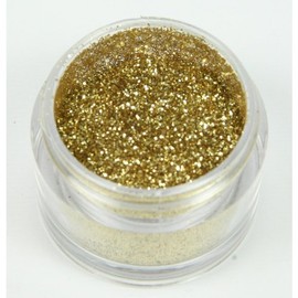 Set of 3 Holly Cupcakes Stunning Sparkly Decorating Glitters with Application Brush: Silver, Gold and Iridescent White