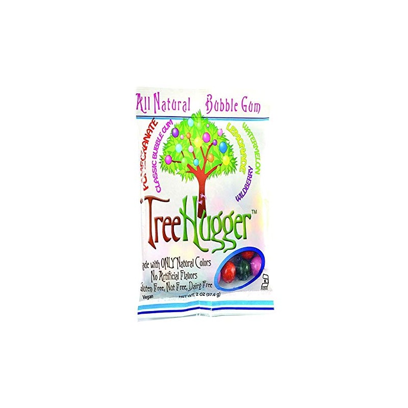 TREEHUGGER Fantastic Fruit Bubble Gum, 2 OZ