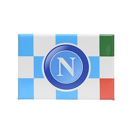 SSC Napoli Unisex - Adult Tricolour Tri-Colour Magnet, Light Blue, TU