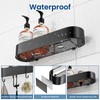 ZUIMENG Adhesive Shower Caddy, 2 Pack X-Large Bathroom Organizers and