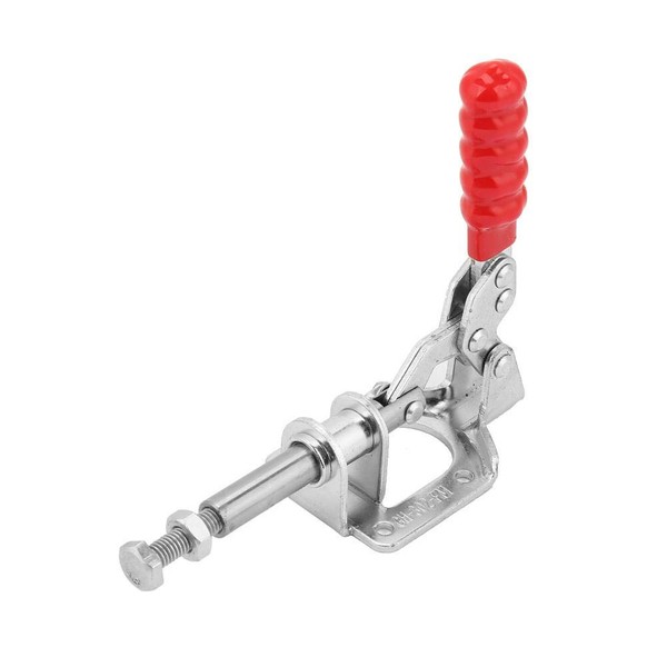 Toggle Clamps Quick Release Akozon Toggle Clamp Iron Galvanized Quick Fixed Toggle Clamp Holding Latch Push Pull Action Hand Tool for Machine Operation, Woodworking, Welding, Molding(GH-302-FM)