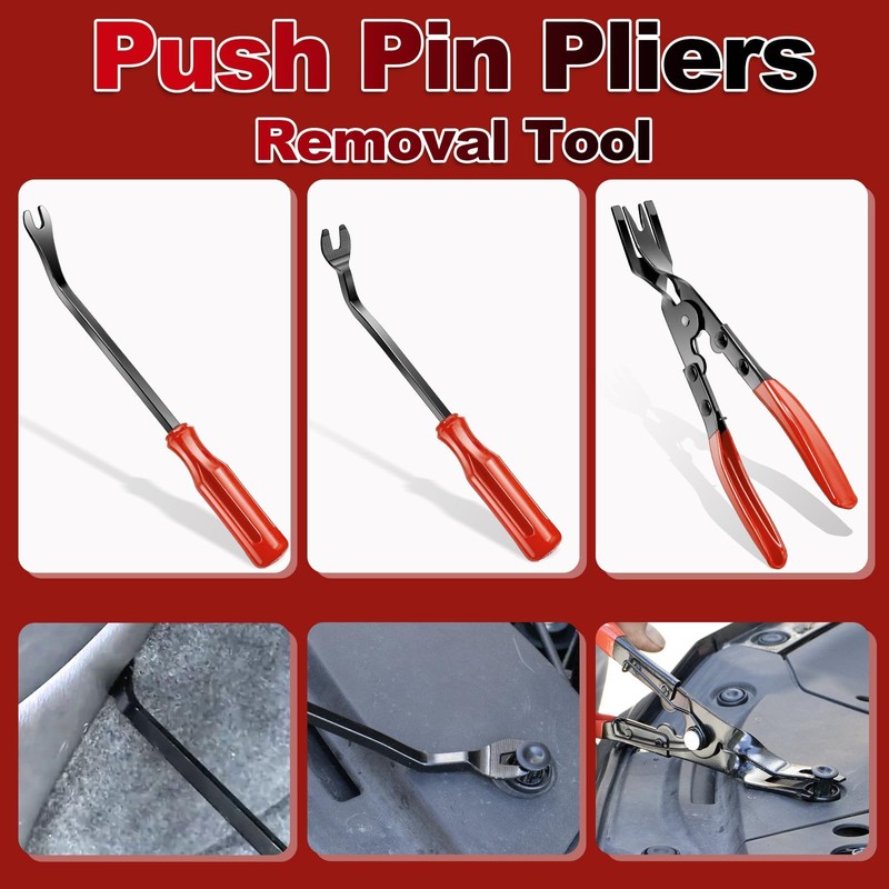 Keze 7 Pcs Auto Plastic Trim Removal Pry Tool &