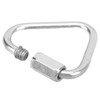 5pcs Triangle Locking Carabiner Stainless Steel Portable Easy to Carry