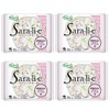 Sarasati Sararie Weeping Sheet White Bouquet Scent, Pack of 4 x 72 Packs