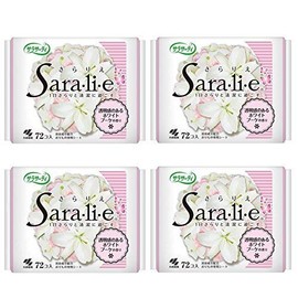 Sarasati Sararie Weeping Sheet White Bouquet Scent, Pack of 4 x 72 Packs