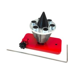 LAMBIS Lawn Mower Blade Balancer,Blade Balancer for Many Types of Mower Blade，Magnetic Wall Mount, 42-047, Red