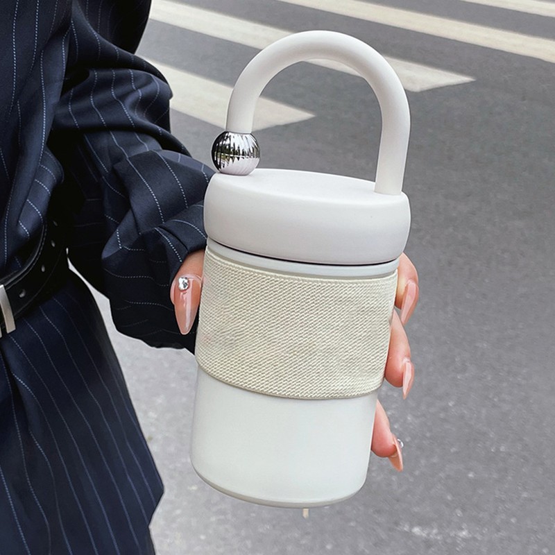 Coffee Cup Thermal Travel Cup 400ml Stainless Steel Minimalist Portable