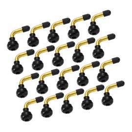 REPAIROCK 20pcs Car Tire Valve Air Tyre PVR70 Valve Stem Bent 90 Degree Angled Durable Material Auto Replacement Parts