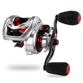 Sougayilang MAX Baitcasting Reel 8.0:1 High Speed Fishing Reel 18LB Carbon Fiber Braking Force Baitcaster Fishing Reels with Magnetic Brake System
