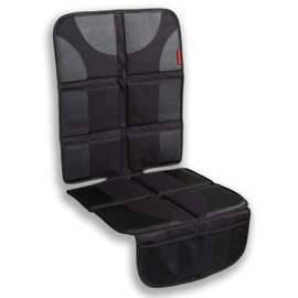 Autobase Car Seat Protector for Child Car Seat | Largest and Thickest Waterproof Backseat Protector for Kids and Pets | Heavy-Duty Non-Slip Rubber Padded Backing (Black, XL – 1 Pack)