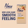 Nair Nair Hair Remover Moisturizing Face Cream, with Sweet Almond
