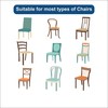 Hyper Cover Stretch Dining Chair Covers (Black, 4 pcs) -