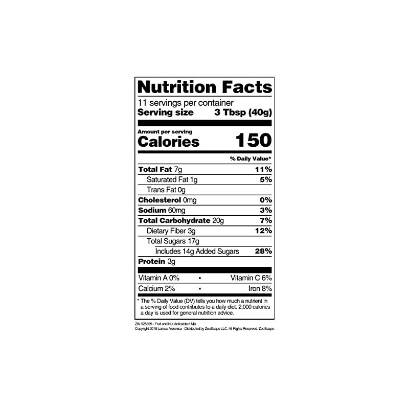 Fruit and Nut Antioxidant Mix (16 oz, ZIN: 525599) -