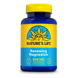 Natures Life Renewing Magnesium 500 Mg Citrato Óxido B-6                                                                                              
