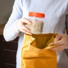 EONJOE 16oz Glass Jars for Overnight Oats Snacks Salad Yogurt