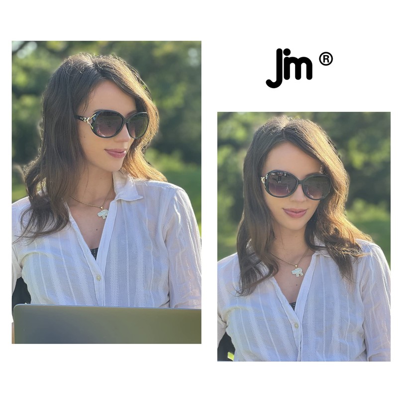 JM Klassisch Bifokal Lesebrille Platz Stylish Gradient Sonnenbrillen Leser für