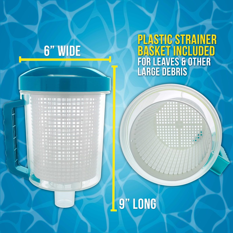 U.S. Pool Supply Pool Leaf Catcher - Inline Pool Leaf