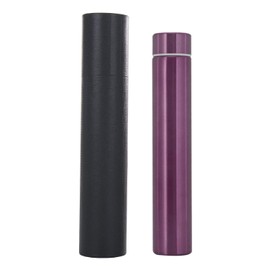 ChezMax Slim Thin Stainless Steel Vacuum Insulated Water Bottle Leak Proof Eco-Friendly Travel Cup Sports Drink Bottle 8.8OZ Rose Red