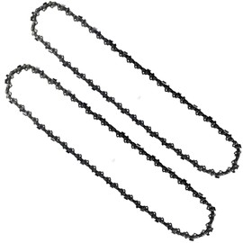 Opuladuo 2PC 16 inch Chainsaw Chain for WORX WG303 WG303.1 Chainsaw, 16" Replacement Chain for BAUER 20112E-B Chain Saw
