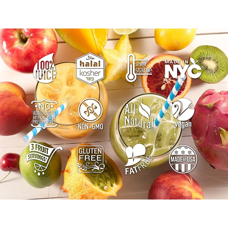 Smartfruit Summer Strawberry + Antioxidants, 100% Real Fruit Purée, Non-GMO,