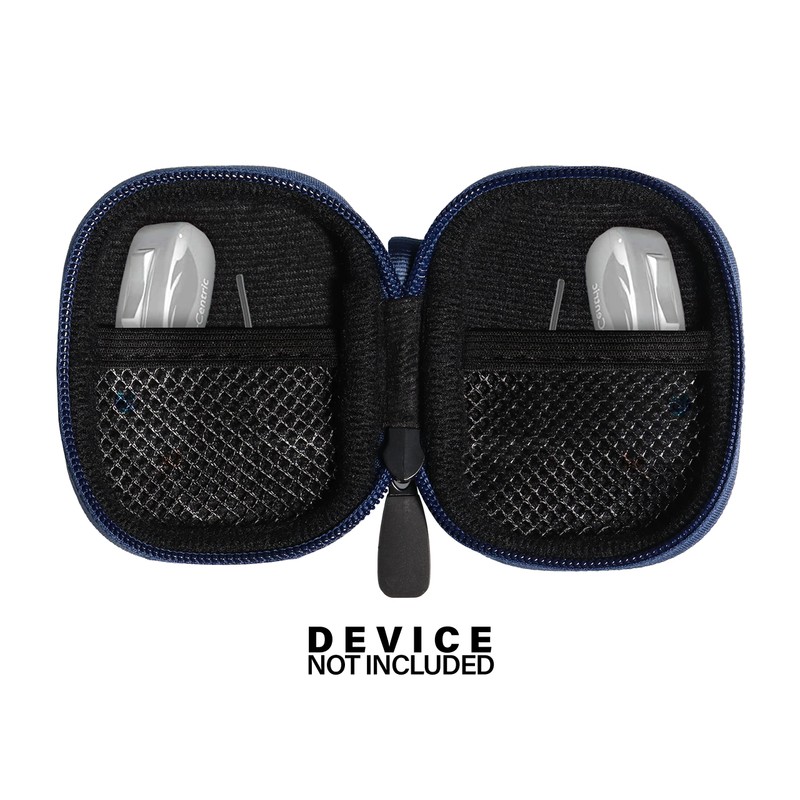 CaseSack Case for Hearing Aids Compatible with EarCentic EasyCharge Rechargeable