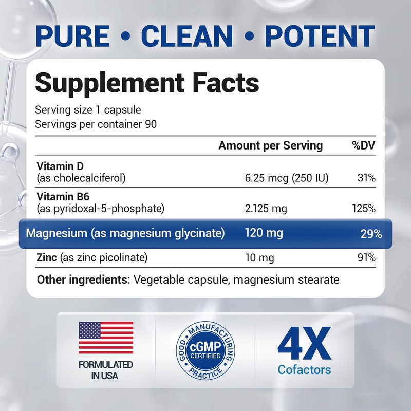 Dr. Berg Magnesium Glycinate (4X Lab-Tested & Verified) - USA