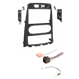 ASC Audio Double Din Car Stereo Kit, Black, Made for 2010-2012 Hyundai Genesis Coupe w/Manual A/C