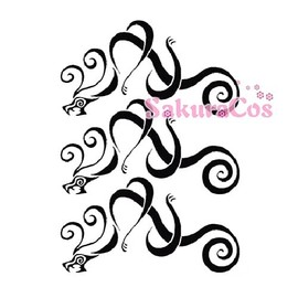sakuracos Tokyo Swastika Revengers Dracen Tokyo Ribe Ryuguji Ken Tattoo Sticker Cosplay Tool