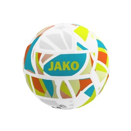 JAKO Iconic Mini Ball White/Cyan/Neon Yellow, 1