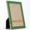 Lawrence Frames Metal Frame, Polished Enamel, Green, 5x7