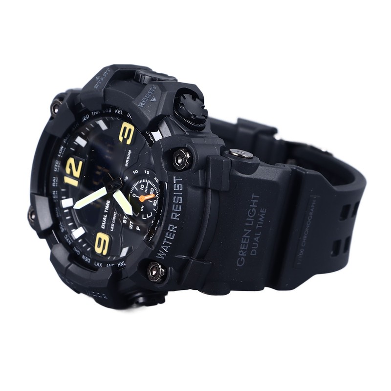 Men Digital Watch Waterproof Stopwatch Timing Date Display Alarm Clock