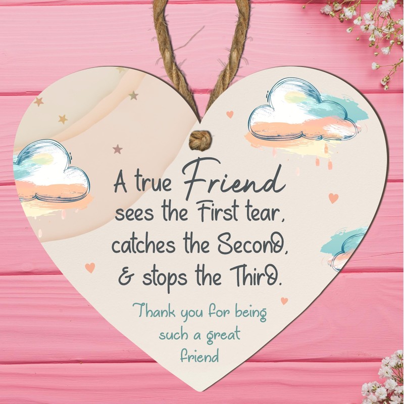 A True Friend Sees the First Tear, Catches the Second,