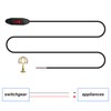 XMSJSIY 3A 12V 24V Inline Cord Switch ON/Off Push Button