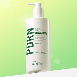 Make Prem PDRN Pore Clay Cleansing Milk 500ml / 메이크프렘 피디알엔(PDRN) 포어 클레이 클렌징 밀크 500ml