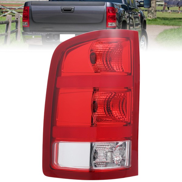 Boine Left Driver Side Tail Light Compatible With 2007-2013 GMC