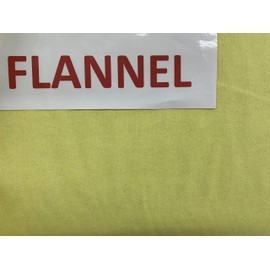 45” Wide 100% Cotton Festive Flannel Yellow