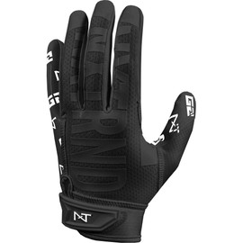 Nxtrnd G2 Pro Football Gloves, Men's Ultra Sticky Elite Receiver Gloves (Black, Medium)