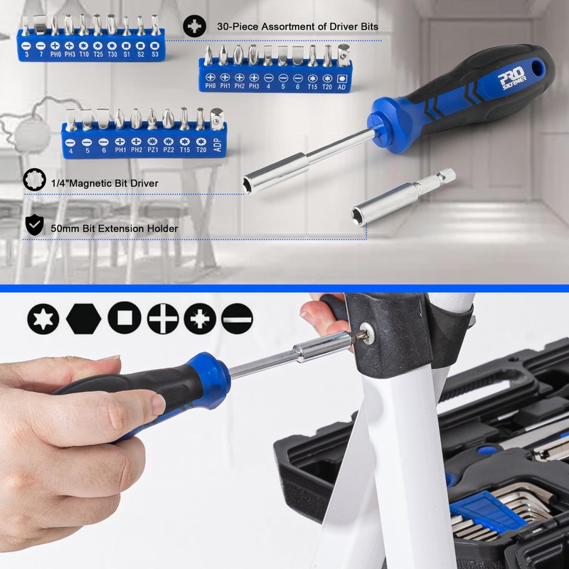 Prostormer 160-Piece Home Repair Tool Set, General Household Hand Tool