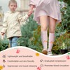 fenglaoda Compression Socks Women Men 4 Pairs, Knee High Support