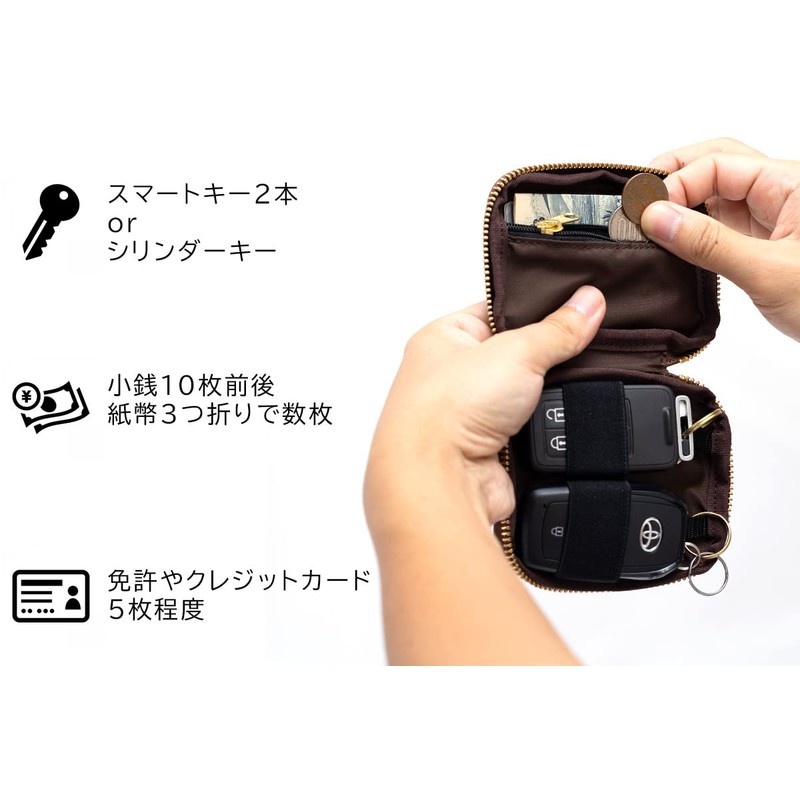 Agility Afa "Double" Smart Key Case, Storage, 2 Compartments, Key